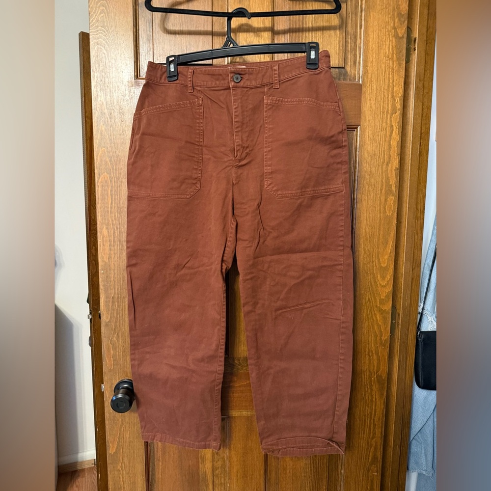Universal Thread Women's Cropped Brown Straight P… - image 2